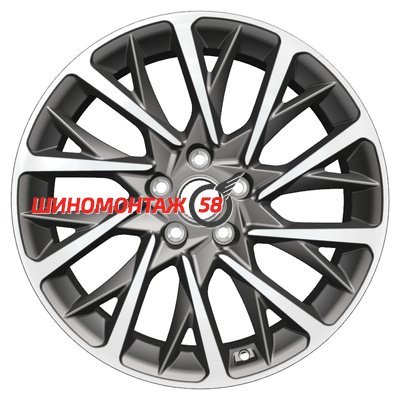 Khomen Wheels KHW1804 (Camry) Gray-FP 7.5x18/5x114.3 D60.1 ET45  
