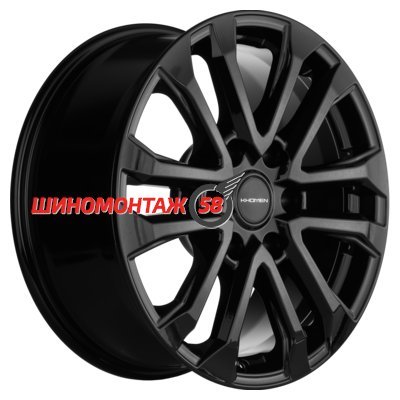 Khomen Wheels KHW1805 (L200) Black 7.5x18/6x139.7 D67.1 ET38  