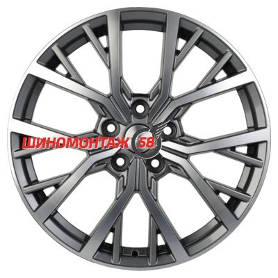 Khomen Wheels KHW1806 (Haval Dargo) Gray-FP 7x18/5x114.3 D66.5 ET40  
