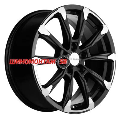 Khomen Wheels KHW1808 (Jolion) Black-FP 7.5x18/5x114.3 D66.5 ET37  