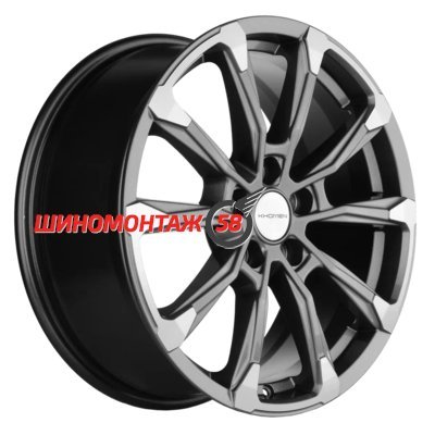 Khomen Wheels KHW1808 (Tugella/Jaguar XF/F-Pace) Gray-FP 7.5x18/5x108 D63.4 ET46  