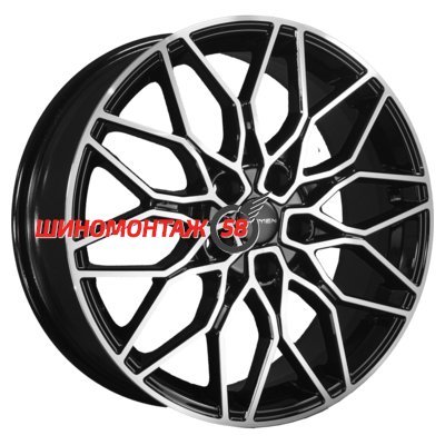 Khomen Wheels KHW1813 (Chery Tiggo 8 Pro) Black-FP 7x18/5x108 D60.1 ET47  