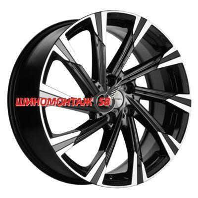 Khomen Wheels KHW1901 (Geely Atlas/Atlas Pro) Black-FP 7.5x19/5x114.3 D60.1 ET45  