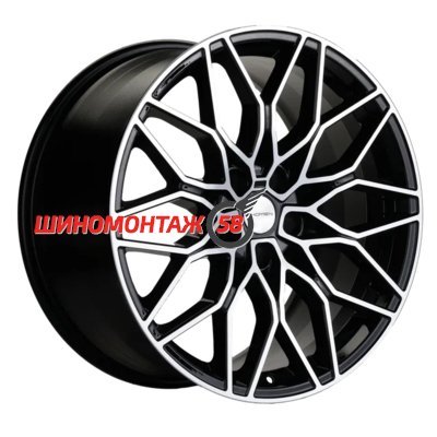 Khomen Wheels KHW1902 (Outlander) Black-FP 8.5x19/5x114.3 D67.1 ET30  