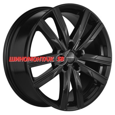 Khomen Wheels KHW1905 (Chery Tiggo 7 Pro) Black 7.5x19/5x108 D60.1 ET33  