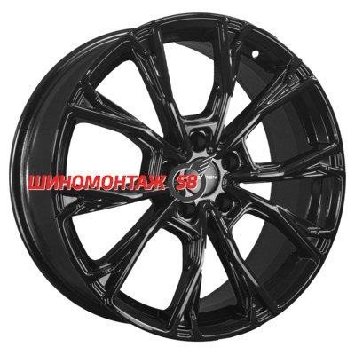 Khomen Wheels KHW1907 (Jetour X70/X90 Plus) Black 7.5x19/5x108 D60.1 ET38  