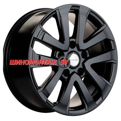 Khomen Wheels KHW2003 (LX570/LC100/LC200) Black 8.5x20/5x150 D110.1 ET58  