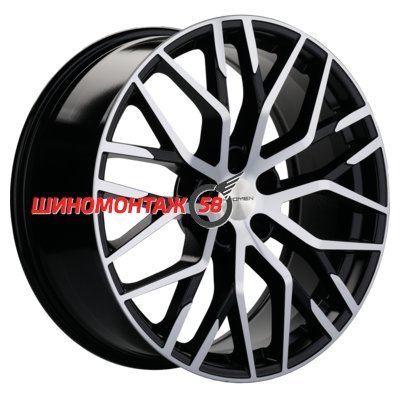 Khomen Wheels KHW2005 (3 Series) Black-FP 8.5x20/5x120 D72.6 ET33  