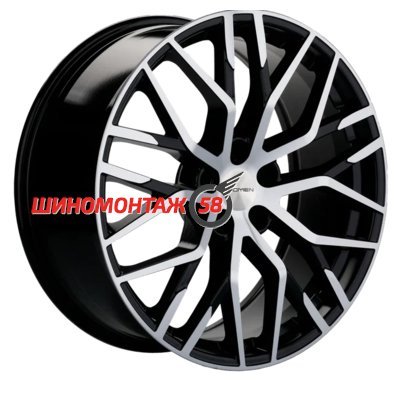 Khomen Wheels KHW2005 (Tugella) Black-FP 8.5x20/5x108 D63.4 ET46  