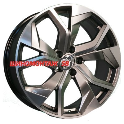 Khomen Wheels KHW2006 (Audi/VW) Dark Chrome 8.5x20/5x112 D66.6 ET33  