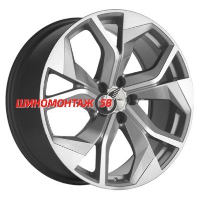 Khomen Wheels KHW2006 (Q8) Brilliant Silver-FP 8.5x20/5x112 D66.5 ET20  