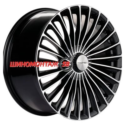 Khomen Wheels KHW2008 (Mercedes Front) Black-FP 8.5x20/5x112 D66.6 ET43  