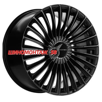 Khomen Wheels KHW2008 (Mercedes Rear) Black 9.5x20/5x112 D66.6 ET38  