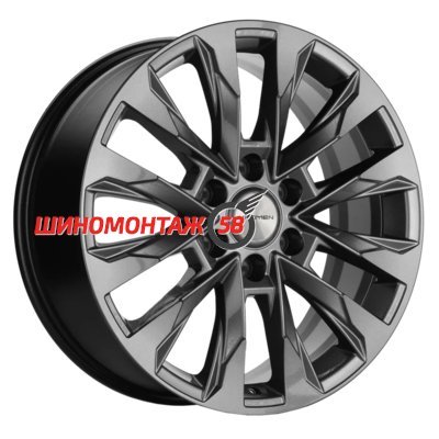 Khomen Wheels KHW2010 (Tank 300/500) Gray 8x20/6x139.7 D100.1 ET36  