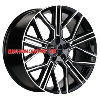 Khomen Wheels KHW2101 (E-tron) Black-FP 9.5x21/5x112 D66.6 ET36  