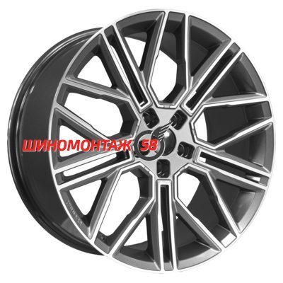 Khomen Wheels KHW2101 (Li 7/9) Gray-FP 9.5x21/5x120 D62.5 ET45.5  