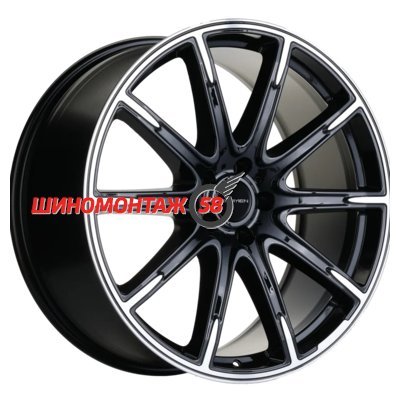 Khomen Wheels KHW2102 (GLS class) Black-FP 9.5x21/5x112 D66.6 ET30  
