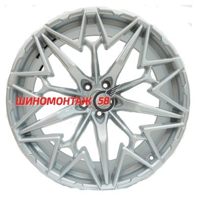 Khomen Wheels ZEUS 2202 (X5/X6/X7/Cullinan) Brilliant Silver 10x22/5x112 D66.6 ET30  