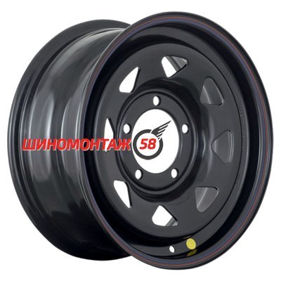 Off-Road Wheels УАЗ (треуг. мелкий) Черный 8x16/5x139.7 D110 ET20  