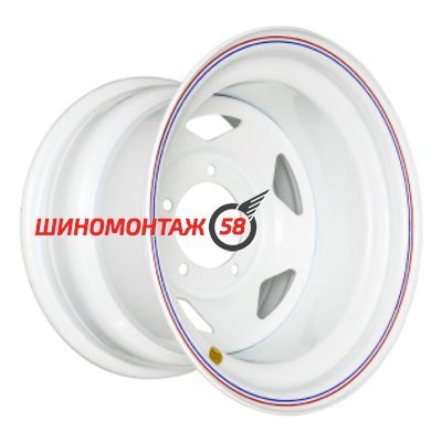 Off-Road Wheels УАЗ (треуг.) Белый 8x16/5x139.7 D110 ET-25  