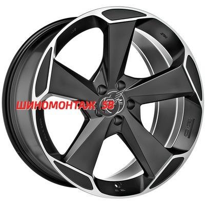 OZ Aspen HLT Matt Black + Diamond Cut 9.5x20/5x112 D79 ET52  