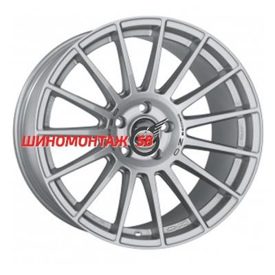 OZ Superturismo LM Matt Race Silver + Black Lettering 8x18/5x112 D75 ET35  